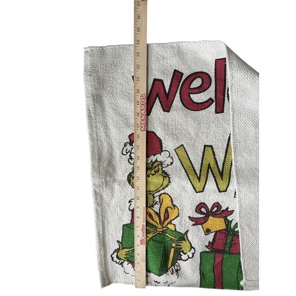 The Grinch Welcome To Who-Ville Indoor Mat Rug Holiday Christmas Tree Decor Max - Picture 7 of 11